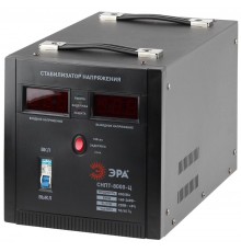 Стабилизатор напряжения СНПТ-8000-Ц   переносной, ц.д., 140-260В/220/В, 8000ВА (24) Б0020163  ЭРА
