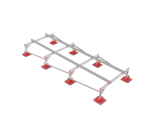 Опорная конструкция для установки оборудования TECHNORAPTOR LIGHTFOOT 1500х4000 тип 2  KM-TR-LTF-SSEI-1500-4000-2  КМ - профиль
