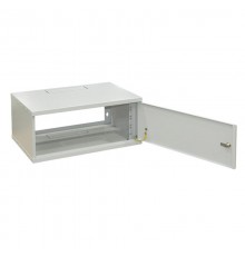 Шкаф настенный WZ-3684-01-00-011 (19"),серия SJK,4U,230х515x300,стальн.дв.,без задней панели,сер. (RAL 7035) собр.  34269  Zpas