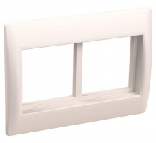 Рамка и суппорт для кабель-каналов Праймер на 4 модуля, 75мм, для 100х40, 100х60  CKK-40D-RSU4-075-K01  IEK