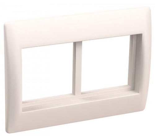 Рамка и суппорт для кабель-каналов Праймер на 4 модуля, 75мм, для 100х40, 100х60  CKK-40D-RSU4-075-K01  IEK