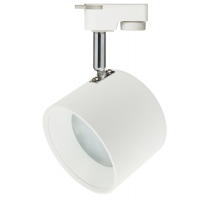 Светильник трековый под лампу Gx53, TR15 GX53 WH/SL алюминий, цвет белый+серебро (30/360)  Б0048545  ЭРА