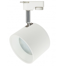 Светильник трековый под лампу Gx53, TR15 GX53 WH/SL алюминий, цвет белый+серебро (30/360)  Б0048545  ЭРА