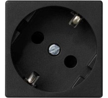 Simon Connect Розетка с/з 2P+E, модуль К45, винтовой зажим,16А, 250В, графит  K01-14  Simon
