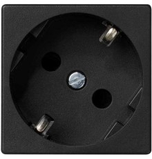 Simon Connect Розетка с/з 2P+E, модуль К45, винтовой зажим,16А, 250В, графит  K01-14  Simon
