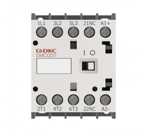 Миниконтактор YON DMC007 7A 3кВт AC3 3P кат. 110В DC 1НО  DMC007-3C10D110  DKC