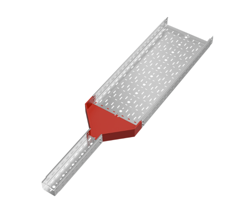 Переходник центральный 80х100-400 мм "ПЛЮС" HD  PDplus80-100-400-C HD   КМ-профиль