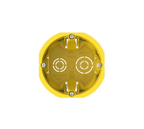 MultiBox Коробка установочная для полых стен 68(65) х 60 мм Жёлтая (со стикером)  IMT351511  SE