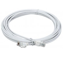 ITK Коммутационный шнур кат.5E UTP LSZH 5м slim язычок бел.  PC08-C5EUL-5M-SL-WT  ITK