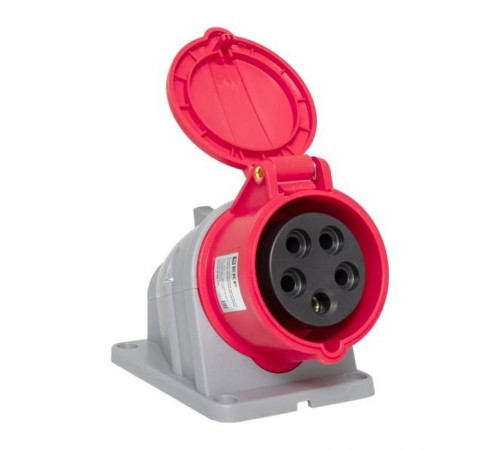 Розетка стационарная наружная 115 3Р+РЕ+N 16А 380В IP44 EKF PROXIMA  ps-115-16-380-PRO  EKF