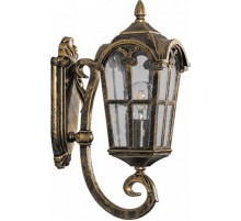 Светильник садово-парковый PL102 60W 230V E27 150*255*480мм черное золото, на стену вверх  11294  FERON