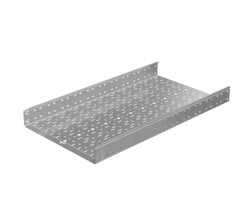 Лоток перф. 100х600х1,5 L6000 мм "Быстрый монтаж ПЛЮС" HD  LPplus100-600-1.5-6000 HD  КМ - профиль