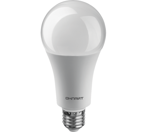 Лампа светодиодная OLL-A70-30-230-6.5K-E27  61972  ОНЛАЙТ