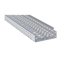 Лоток перфорированный металлический 80х400х3000-1,0мм (12м) HDZ EKF   L8040001-HDZ   EKF