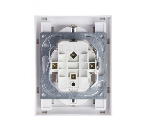 ABB Levit Слоновая кость / белый Розетка 2-ая с з/к со шторками 16А  5522H-C03457 17W  2CHH223457C6017  ABB