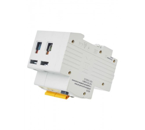 Выключатель автоматический дифференциального тока АД12S 2п 40А C 100мА тип AC (3 мод)  MAD13-2-040-C-100  IEK