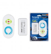 Контроллер для одноцветных светодиодных источников света с П/ДУ белый ULC-R22-DIM White блистер.  05947  Uniel