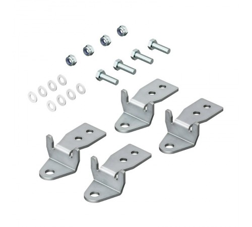 Кронштейны для настенного крепления с удлиненными болтами и гайкой самофиксации для навесных и клеммных корпусов, 4 шт  R5A56R  DKC