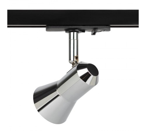 Светильник трековый однофазный TR37-GU10 CH под лампу MR16 хром  Б0053305  ЭРА