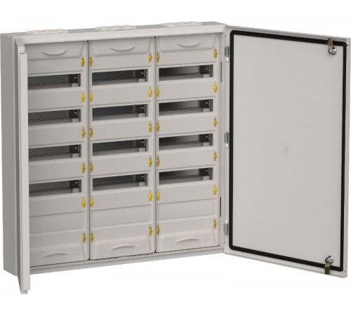 TITAN 5 Корпус металлический ЩРн-180 (3х60) 835х830х140 IP54 серый  TI5-50-N-3X060-54-7035  IEK