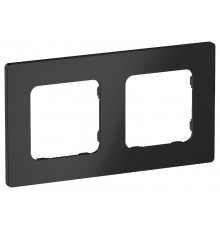 FLITE Classic Рамка 2-ая РУ-2-К-ФлЧ черный  FI-M22-32-20-K02  IEK