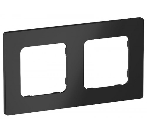 FLITE Classic Рамка 2-ая РУ-2-К-ФлЧ черный  FI-M22-32-20-K02  IEK