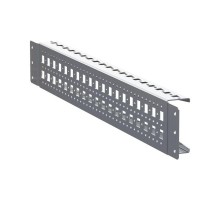Рейка монтажная широкая перфорированная с накладным креплением Д600 (2 шт)  AleSta AleSta-ARS600 EKF
