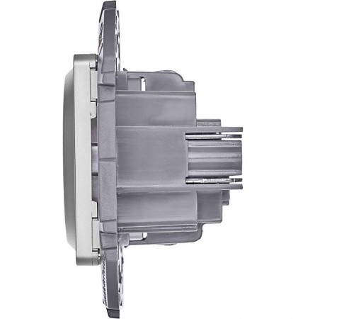 Inspiria Алюминий Розетка с заземлением С/У 16А без рамки  673722  Legrand