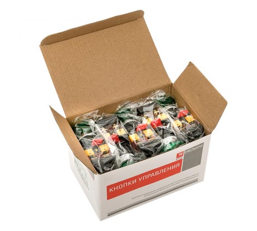 Кнопка AELA-22 "Грибок" зеленая с подсветкой NO+NC 220В EKF PROxima  pbn-aela-1g-220  EKF