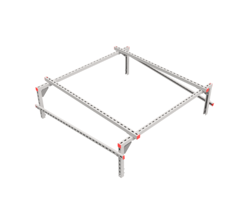 Опорная конструкция для установки оборудования TECHNORAPTOR 1500х1500 тип 1  KM-TR-SSEI-1500-1500-1  КМ - профиль