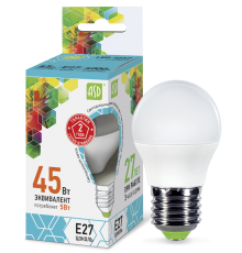 Лампа светодиодная LED-ШАР-standard 5Вт 230В Е27 4000К 450Лм  4690612002187  ASD