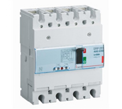 Автоматический выключатель DPX3 250 - термомагнитный расцепитель - 36 кА - 400 В~ - 4П - 250 А  420249  Legrand