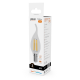 Лампа светодиодная   Filament Elementary Свеча на ветру 12W 730lm 2700К Е14 LED 1/10/100  42112  Gauss