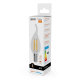 Лампа светодиодная   Filament Elementary Свеча на ветру 12W 730lm 2700К Е14 LED 1/10/100  42112  Gauss