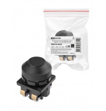 Выключатель кнопочный КЕ 081-У1-исп.2, черный, 1з+1р, 10A, 660B, IP66  SQ0753-0029  TDM