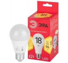 Лампа светодиодная LED A65-18W-827-E27 R (диод, груша, 18Вт, тепл, E27)  Б0051850  ЭРА