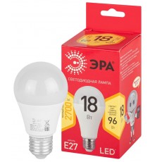 Лампа светодиодная LED A65-18W-827-E27 R (диод, груша, 18Вт, тепл, E27)  Б0051850  ЭРА