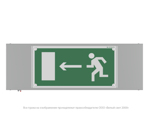 Световой указатель аварийного освещения BS-POLET-71-S1-INEXI3-MSS3  a15989  Белый свет