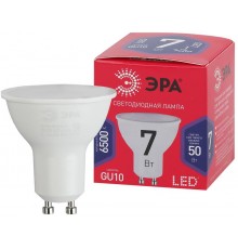 Лампа светодиодная ЭКО LED MR16-7W-865-GU10 R (диод, софит, 7Вт, хол, GU10)  Б0045350  ЭРА