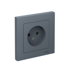 AtlasDesign Грифель Розетка без заземления, 16А, (в сборе с рамкой)  ATN000740  SE