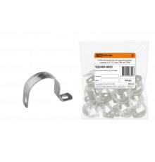 Скоба металлическая однолапковая СМО с внутр. d 12-13 мм (100 шт)  SQ0409-0002  TDM