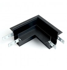 Соединитель угловой для низковольтного встраиваемого шинопровода, черный, LD2004  41980  FERON