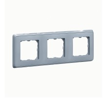 Cariva DIY Рамка 3 поста жемчужно-серый  695986  Legrand