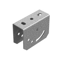 Поворотно-потолочный держатель для средних нагрузок 50х50 мм, толщ. 3,0 мм, Сендзимир цинк, 051723  ППД5-3,0-СЦ   Ostec