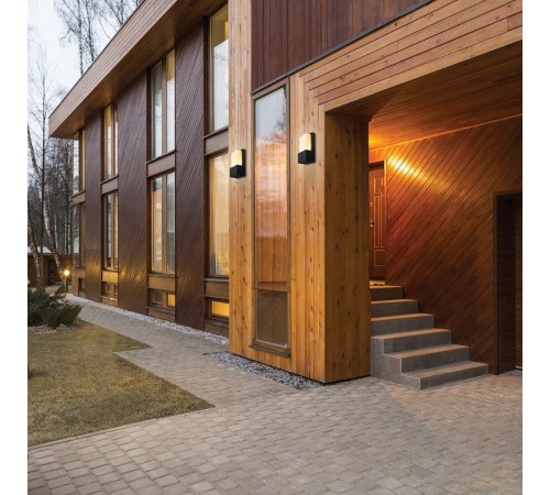 Светильник садово-парковый DH0601, E27 230V, черный  11874  Feron