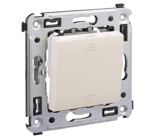 Инвертор (промежуточный переключатель) одноклавишный в стену, "Avanti", "Ванильная дымка"  4405123  DKC