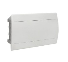 Щит распределительный встраиваемыйЩРВ-П-18 "SlimBox" белая дверца IP41 PROxima  sb-v-18w  EKF