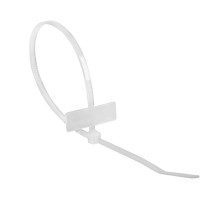 Хомут под маркер nylon 200x2,5 мм 100 шт. белый  07-0206  REXANT