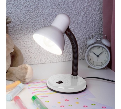 Светильник настольный под лампу N-211-E27-40W-W белый  Б0035055  ЭРА