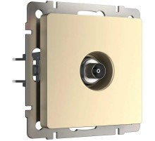 W1183011/ Электроустановочные изделия - ТВ-розетка оконечная (шампань)  a050856  Werkel